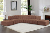 Arc Cognac Vegan Leather Modular Sofa 101Cognac-S7A Meridian Furniture