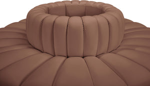 Arc Cognac Vegan Leather Modular Sofa 101Cognac-S8D Meridian Furniture