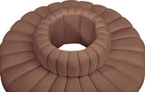 Arc Cognac Vegan Leather Modular Sofa 101Cognac-S8D Meridian Furniture