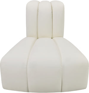 Arc Cream Vegan Leather Reverse Corner 101Cream-RC Meridian Furniture