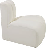 Arc Cream Vegan Leather Reverse Corner 101Cream-RC Meridian Furniture