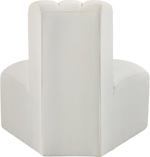 Arc Cream Vegan Leather Reverse Corner 101Cream-RC Meridian Furniture