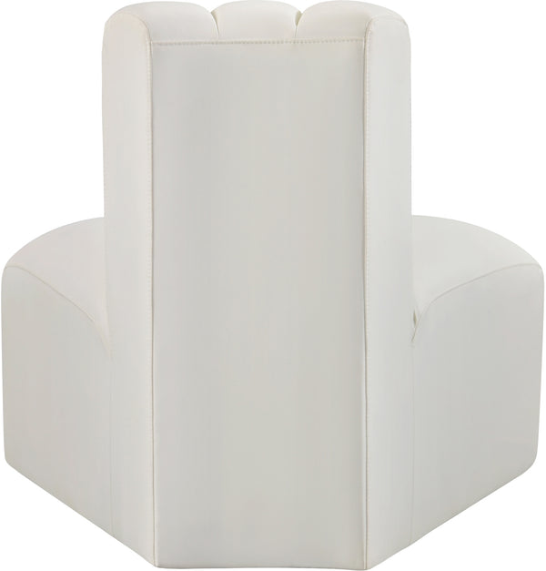 Arc Cream Vegan Leather Reverse Corner 101Cream-RC Meridian Furniture