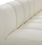 Arc Cream Vegan Leather Modular Sofa 101Cream-S10A Meridian Furniture