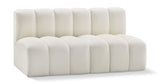 Arc Cream Vegan Leather Modular Sofa 101Cream-S2A Meridian Furniture