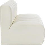 Arc Cream Vegan Leather Modular Sofa 101Cream-S2A Meridian Furniture