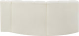 Arc Cream Vegan Leather Modular Sofa 101Cream-S3D Meridian Furniture