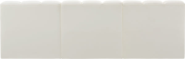 Arc Cream Vegan Leather Modular Sofa 101Cream-S3F Meridian Furniture