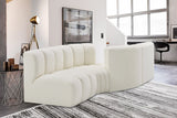 Arc Cream Vegan Leather Modular Sofa 101Cream-S4A Meridian Furniture