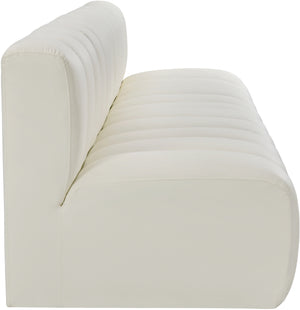 Arc Cream Vegan Leather Modular Sofa 101Cream-S4E Meridian Furniture