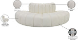 Arc Cream Vegan Leather Modular Sofa 101Cream-S4G Meridian Furniture