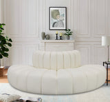 Arc Cream Vegan Leather Modular Sofa 101Cream-S4G Meridian Furniture