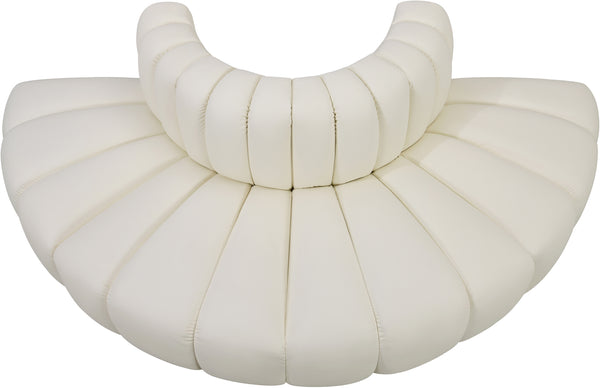 Arc Cream Vegan Leather Modular Sofa 101Cream-S4G Meridian Furniture