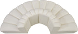 Arc Cream Vegan Leather Modular Sofa 101Cream-S4G Meridian Furniture