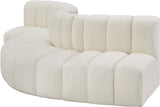 Arc Cream Vegan Leather Modular Sofa 101Cream-S5B Meridian Furniture