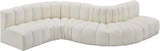 Arc Cream Vegan Leather Modular Sofa 101Cream-S6A Meridian Furniture