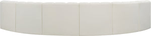 Arc Cream Vegan Leather Modular Sofa 101Cream-S6B Meridian Furniture