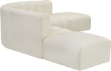 Arc Cream Vegan Leather Modular Sofa 101Cream-S6C Meridian Furniture