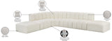 Arc Cream Vegan Leather Modular Sofa 101Cream-S7A Meridian Furniture