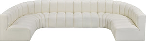Arc Cream Vegan Leather Modular Sofa 101Cream-S8A Meridian Furniture
