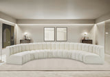 Arc Cream Vegan Leather Modular Sofa 101Cream-S8B Meridian Furniture