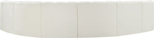 Arc Cream Vegan Leather Modular Sofa 101Cream-S8B Meridian Furniture