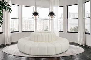 Arc Cream Vegan Leather Modular Sofa 101Cream-S8D Meridian Furniture