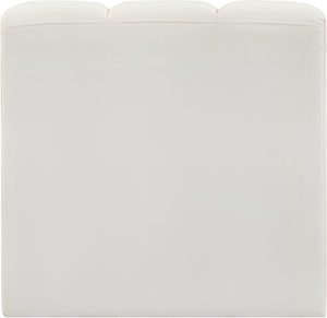 Arc Cream Vegan Leather Straight Chair 101Cream-ST Meridian Furniture