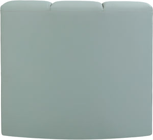 Arc Mint Green Vegan Leather Curved Corner 101Mint-CC Meridian Furniture