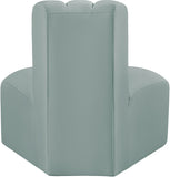 Arc Mint Green Vegan Leather Reverse Corner 101Mint-RC Meridian Furniture