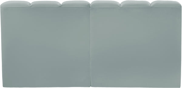 Arc Mint Green Vegan Leather Modular Sofa 101Mint-S2A Meridian Furniture