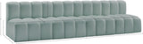 Arc Mint Green Vegan Leather Modular Sofa 101Mint-S4E Meridian Furniture