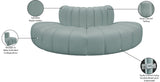 Arc Mint Green Vegan Leather Modular Sofa 101Mint-S4G Meridian Furniture