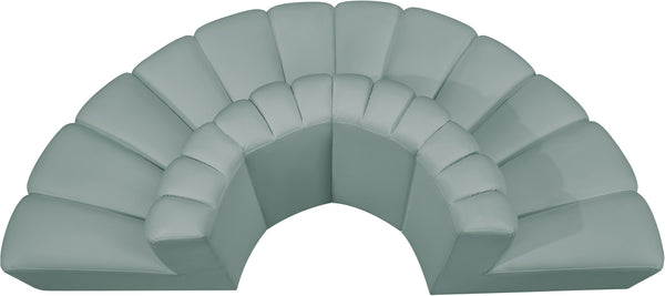 Arc Mint Green Vegan Leather Modular Sofa 101Mint-S4G Meridian Furniture