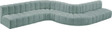 Arc Mint Green Vegan Leather Modular Sofa 101Mint-S8C Meridian Furniture