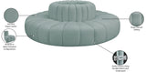 Arc Mint Green Vegan Leather Modular Sofa 101Mint-S8D Meridian Furniture