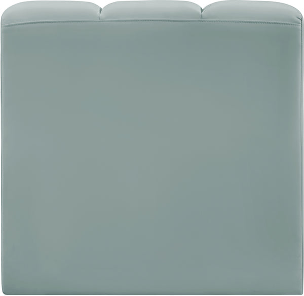 Arc Mint Green Vegan Leather Straight Chair 101Mint-ST Meridian Furniture