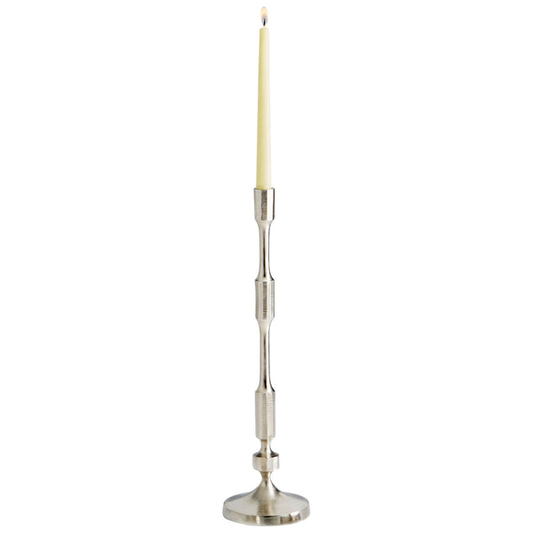 Cambria Candleholder Nickel 10207 Cyan Design
