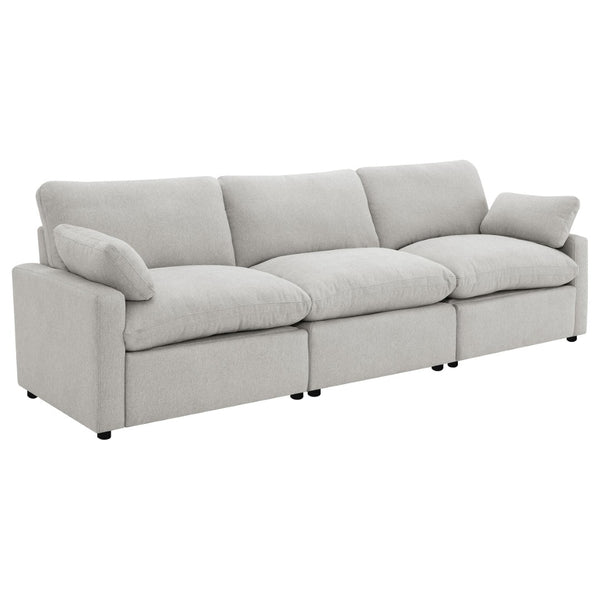English Elm Hollander Modular Power Reclining Sofa with Wall Hugger Design for Compact Living B062S01722