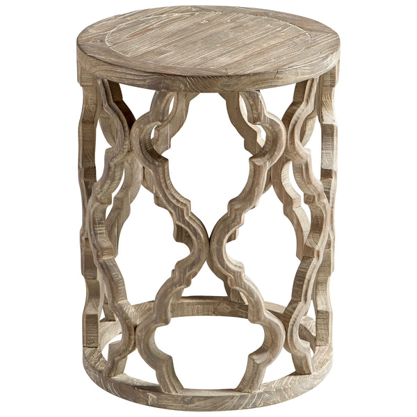 Sirah Side Table Weathered Pine 10223 Cyan Design