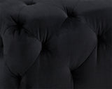 Millie Tufted Ottoman - Piccolo Black 102257 Sunpan