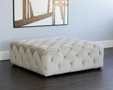 Millie Tufted Ottoman - Piccolo Prosecco 102258 Sunpan