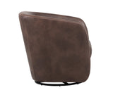 Dax Swivel Lounge Chair - Havana Dark Brown 102259 Sunpan