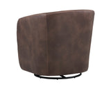 Dax Swivel Lounge Chair - Havana Dark Brown 102259 Sunpan