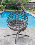 IDEAZ Crossweave Hanging Ball Chair Beige 1022FHT