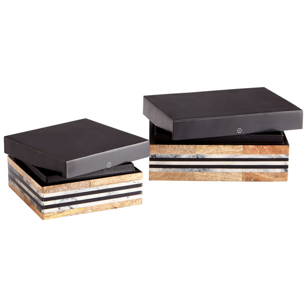 Avondale Container  Natural and Black 10233 Cyan Design