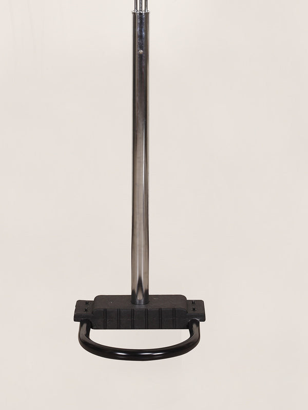 English Elm 1pc Modern Multi-Head Floor Lamp with Crystal-Encrusted Shades, Adjustable Height, Dimmer Control Silver 66.93 L x 18.5 W x 3.44 H B2741P290176