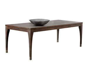 Greyson Dining Table - Smoke Acacia - 86.5" 102397 Sunpan