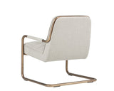 Lincoln Lounge Chair - Beige Linen 102584 Sunpan