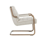 Lincoln Lounge Chair - Beige Linen 102584 Sunpan